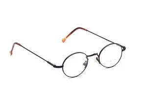  Montura de gafas Braun Classics pequeña negra con almohadillas ovaladas 38-18 mm BC3 - Imagen 1 de 4
