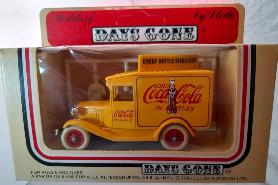LLEDO - DAYS GONE - DG13 MODEL A FORD VAN - COCA-COLA  'IN BOTTLES' - MIB - Image 1 of 1