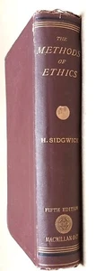 The Methods of Ethics, Henry Sidgwick, 5th Edition, Hardcover, Macmillan 1893 - Imagen 1 de 10