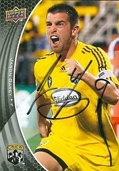 Jason Garey signed Soccer trading Card (MLS Soccer) 2010 Upper Deck #37 - Image 1 of 1