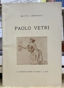 (Pitt. Nap. Dell'800) M. Limoncelli - PAOLO VETRI - Napoli 1938 - Imagen 1 de 1