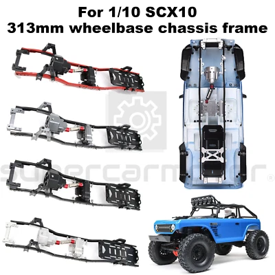For RC 1/10 Crawler Car Axial SCX10 SCX10II 313mm Wheelbase Chassis Frame - Image 1 of 4