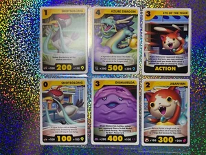 2016 Yo-Kai Watch Trading Card Game: 57 Jibanyan; 43 Azure Dragon; 51 Dismarelda - Picture 1 of 17