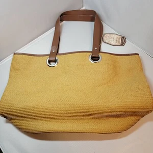 Sun 'N' Sand Accessories Large Tote Tutti Fruitti Solid NWT MSRP $70 Zip Pocket - Picture 1 of 9