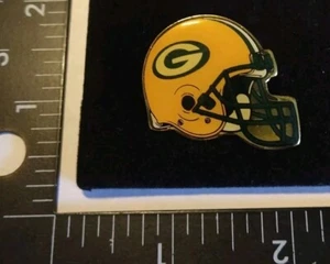 Green Bay Packers Hut Revers Emaille Pin NFL Shiny Epoxy Packers Helm Pin... - Bild 1 von 2