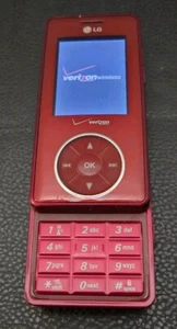 Teléfono Celular LG Chocolate VX8550 - Rojo Oscuro con Accesorios RARO Funcionando - Imagen 1 de 12