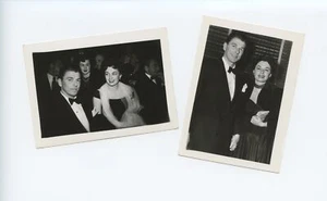 Ronald REAGAN (President) and Ruth ROMAN (Actor): Two Original Snapshots - Picture 1 of 1