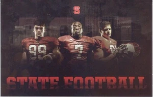 2011 NC State Football Spielplan NCSU North Carolina Jeff Rieskamp Sterling Lucas - Bild 1 von 2