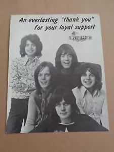 Love Affair 1969 Fan Club Photocard - Imagen 1 de 1