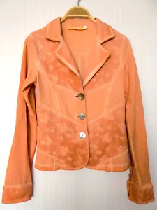 *Chaqueta blazer de lujo BIBA algodón elástico talla XS/34-36 naranja* - Imagen 1 de 2