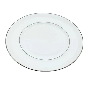 "Plato de cena Royal Doulton Amulet H4998 borde plateado 10,5"" porcelana de hueso" - Imagen 1 de 4