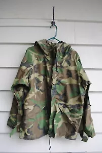 US Military ECWCS Cold Weather Mens Camoflage Parka Gortex 8415-01-228-1315 Med - Picture 1 of 8