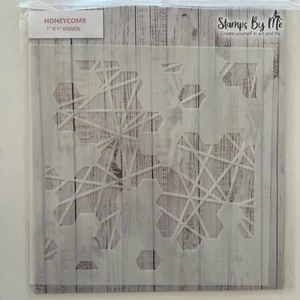 New Stamps By Me - Honeycomb Stencil 7x7 - Picture 1 of 3