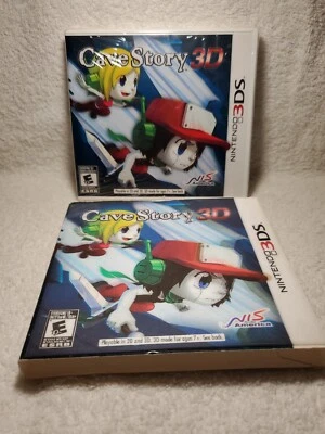 Cave Story 3D (Nintendo 3DS, 2011) con holograma de cubierta antideslizante, súper RARO, AUTÉNTICO Foto 1 de 4