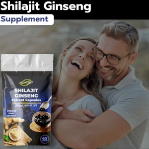 Himalaya Shilajit Extrakt mit Ginseng | Pflanzliche tägliche Unterstützung für ein aktives Leben - Bild 1 von 12