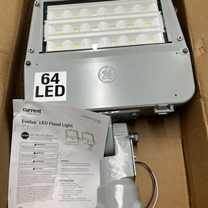 GE EVOLVE EFM1010BB76740NAS1GRAY LED Flood / Spot Light,4000K,10K Lm,120-277VAC - Picture 1 of 6