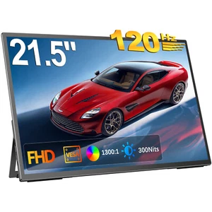 UPERFECT Écran 21,5" 120Hz 1920x1080 USB-C HDMI FreeSync pour Ordinateur Portable/PS/Xbox - Photo 1/7