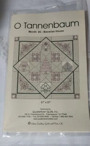 O Tannenbaum Month #3 Bavarian House Quakertown Quilts Pattern And Fabric - Picture 1 of 4