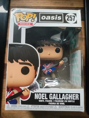 Funko Pop! Rocks: Oasis Noel Gallagher Collectible Figure #257,new -box squashed