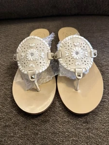 Jack Rogers Geogica Mae Damen-Riemensandale 10M cremefarben & weiß - Bild 1 von 8