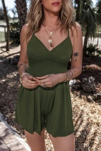 Trendsi Mono Transparente Cuello en V Bolsillo - Imagen 1 de 6