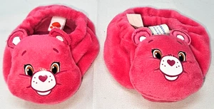 Build A Bear Pink Care Bear Slippers Shoes - Picture 1 of 3