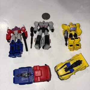 Zuru 5 Transformadores Sorpresa Lote (5) Bumblebee Prime Megatron Vehículo Robot - Imagen 1 de 6