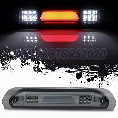 TERCERA LUZ DE FRENO LED LÁMPARA DE CARGA CARCASA CROMADA HUMO PARA DODGE RAM 2500 2002-2009 Foto 1 de 4