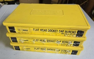 3 Serv-a-lite Flat Head Socket Cap Screw Storage Boxes Serv-a-lite Products Inc - Picture 1 of 11