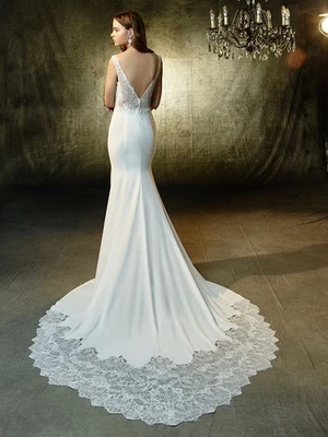 Brand NEW- Wedding Dress -Brand: Blue Bridal by Enzoani Style #: Luz-L - Image 1 of 2