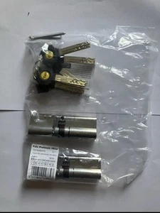 yale platinum 3 star euro lock 45-50 Keyd Alike pack with 6 keys - Picture 1 of 2