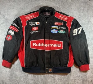 Vintage Kurt Busch NASCAR Rubbermaid Rousch Racing JH Design Jacket 3XL - Picture 1 of 11