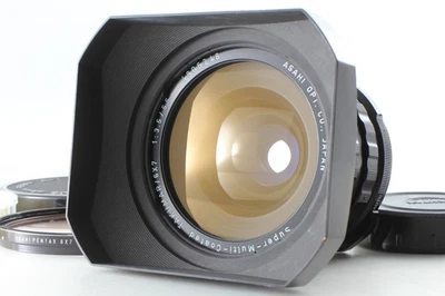 【Near MINT w/Hood Filter】 PENTAX 6x7 SMC Takumar 55mm f3.5 Lens 67 II from JAPAN - Image 1 of 4