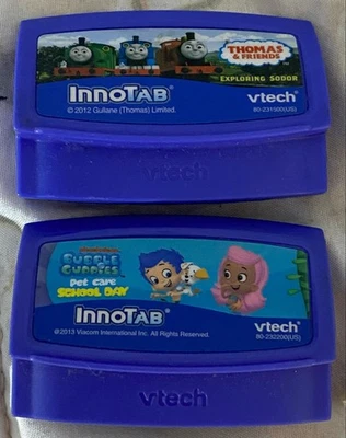 Vtech Innotab: Thomas & Friends Exploring Sodor + Bubble Guppies Pet Care - Image 1 of 2