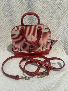 Vintage Dooney And Bourke Red Sail Boat Cross Body - Picture 1 of 13