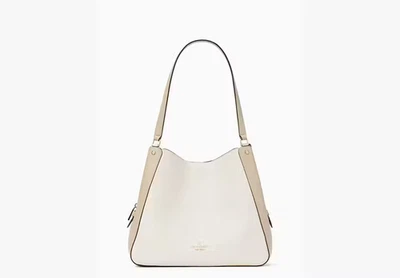 kate spade new york Leila Kyla Medium Triple Compartment Satchel Bag Light Sand - Image 1 of 4