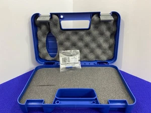 Estuche rígido para pistola Smith & Wesson azul con espuma - Fabricante de equipos originales S&W - Caja original - Imagen 1 de 9