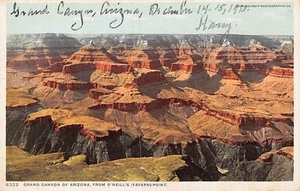Postal AZ: Grand Canyon NP desde Yavapai Point, Arizona, Detroit Pub 1913 - Imagen 1 de 2