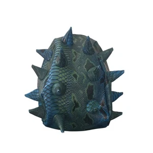 MadPax Unisex Reptile Spike Rucksack Grün Blau Kunstleder Kinder Urban Punkcore - Bild 1 von 10