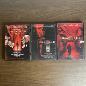 Dracula 2000 Dracula 2 Ascension Dracula 3 Legacy The Wes Craven Collection Set - Picture 1 of 11