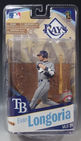 McFARLANE EVAN LONGORIA TAMPA BAY RAYS SERIES 26 FIGURE MLB BASEBALL MIB VARIANT Cover