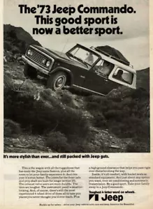 1972 Vintage Print Ad The '73 Jeep Commando This good sport is now better sport - Picture 1 of 2