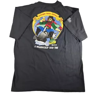 1994 Single Stitch T-Shirt WZX 102.9 NC Radio Station Large Topsail Pirate Vintage - Bild 1 von 10