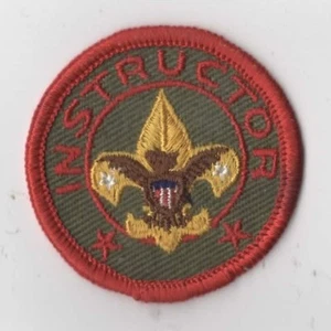 Parche BSA posición instructor rojo Bdr. [5D-1387] - Imagen 1 de 1
