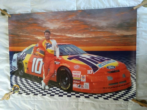 Ricky Rudd #10 Nascar Tide Ford Poster 18x27 Cover