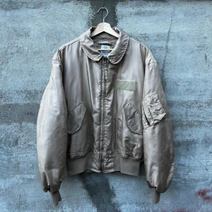Vintage CWU - 45/P Tan Flight Bomber Jacket - Picture 1 of 9