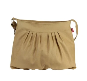 Canvas Crossbody Purse Pleated Bag Washable Women Gift Weekender Travel Everyday - Picture 1 of 12