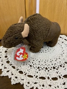 TY Beanie Baby ROAM the Buffalo 1998 ~ RETIRED ~ with tags - Picture 1 of 8