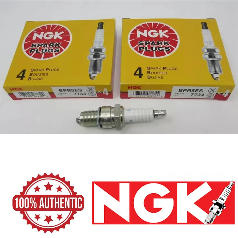 Juego de 8 bujías estándar NGK originales 7734 BPR5ES Foto 1 de 1