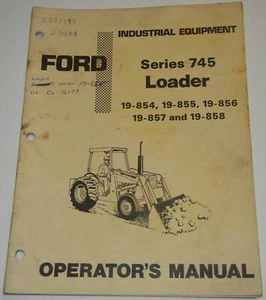 Ford Industrial Serie 745 Lader, Besitzer, Bediener, Technische Daten Handbuch - Bild 1 von 1